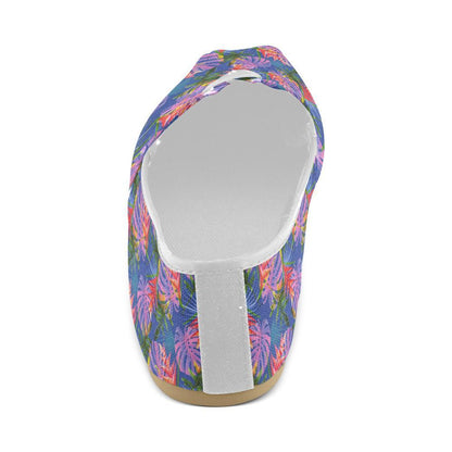Tropical Flower Pattern Print Design TF025 Women Casual Shoes-JorJune.com