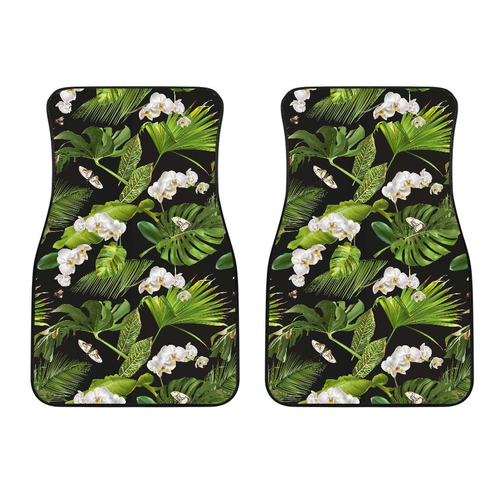 Tropical Flower Pattern Print Design TF026 Car Floor Mats-JORJUNE.COM