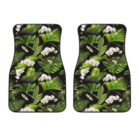 Tropical Flower Pattern Print Design TF026 Car Floor Mats-JORJUNE.COM