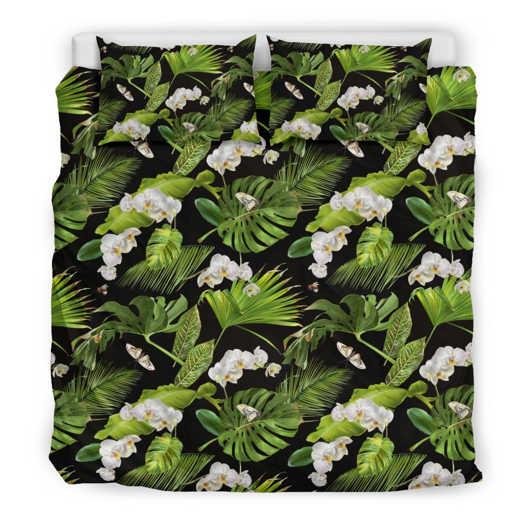 Tropical Flower Pattern Print Design TF026 Duvet Cover Bedding Set-JORJUNE.COM