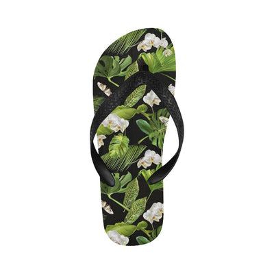 Tropical Flower Pattern Print Design TF026 Flip Flops-JorJune