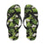 Tropical Flower Pattern Print Design TF026 Flip Flops-JorJune