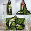 Tropical Flower Pattern Print Design TF026 Hooded Blanket-JORJUNE.COM
