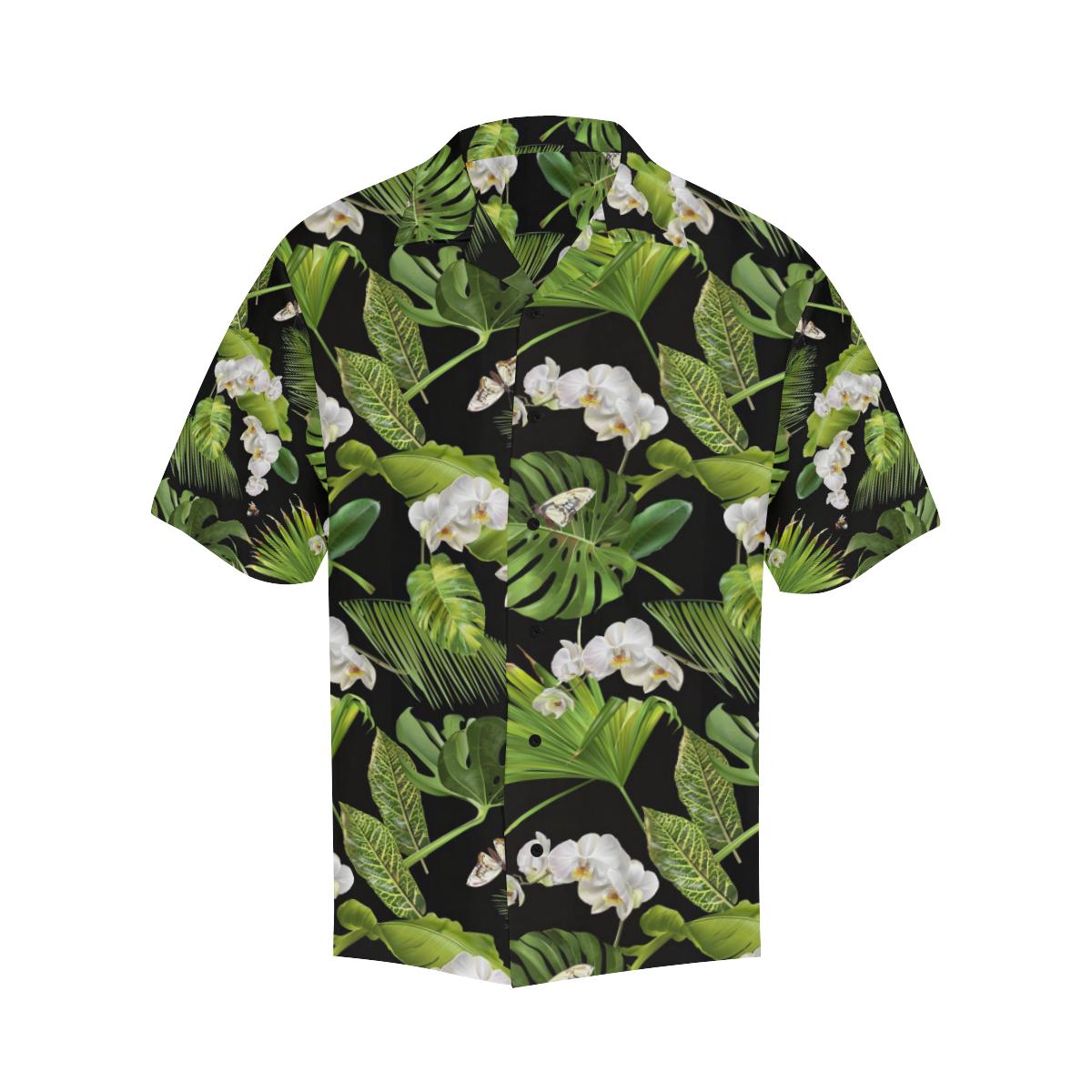 Tropical Flower Pattern Print Design TF026 Men Hawaiian Shirt-JorJune