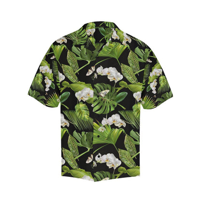 Tropical Flower Pattern Print Design TF026 Men Hawaiian Shirt-JorJune