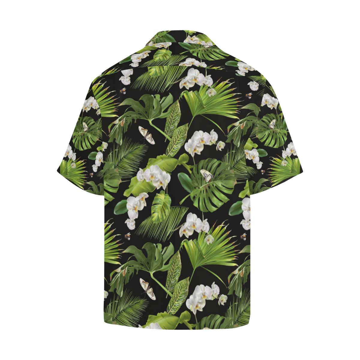Tropical Flower Pattern Print Design TF026 Men Hawaiian Shirt-JorJune