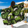 Tropical Flower Pattern Print Design TF026 Sarong Pareo Wrap-JORJUNE.COM