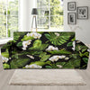 Tropical Flower Pattern Print Design TF026 Sofa Slipcover-JORJUNE.COM