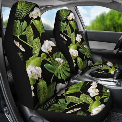 Tropical Flower Pattern Print Design TF026 Universal Fit Car Seat Covers-JorJune