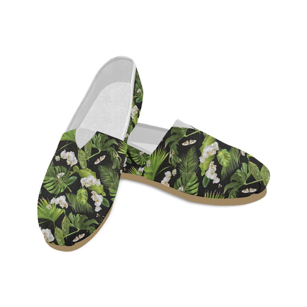 Tropical Flower Pattern Print Design TF026 Women Casual Shoes-JorJune.com