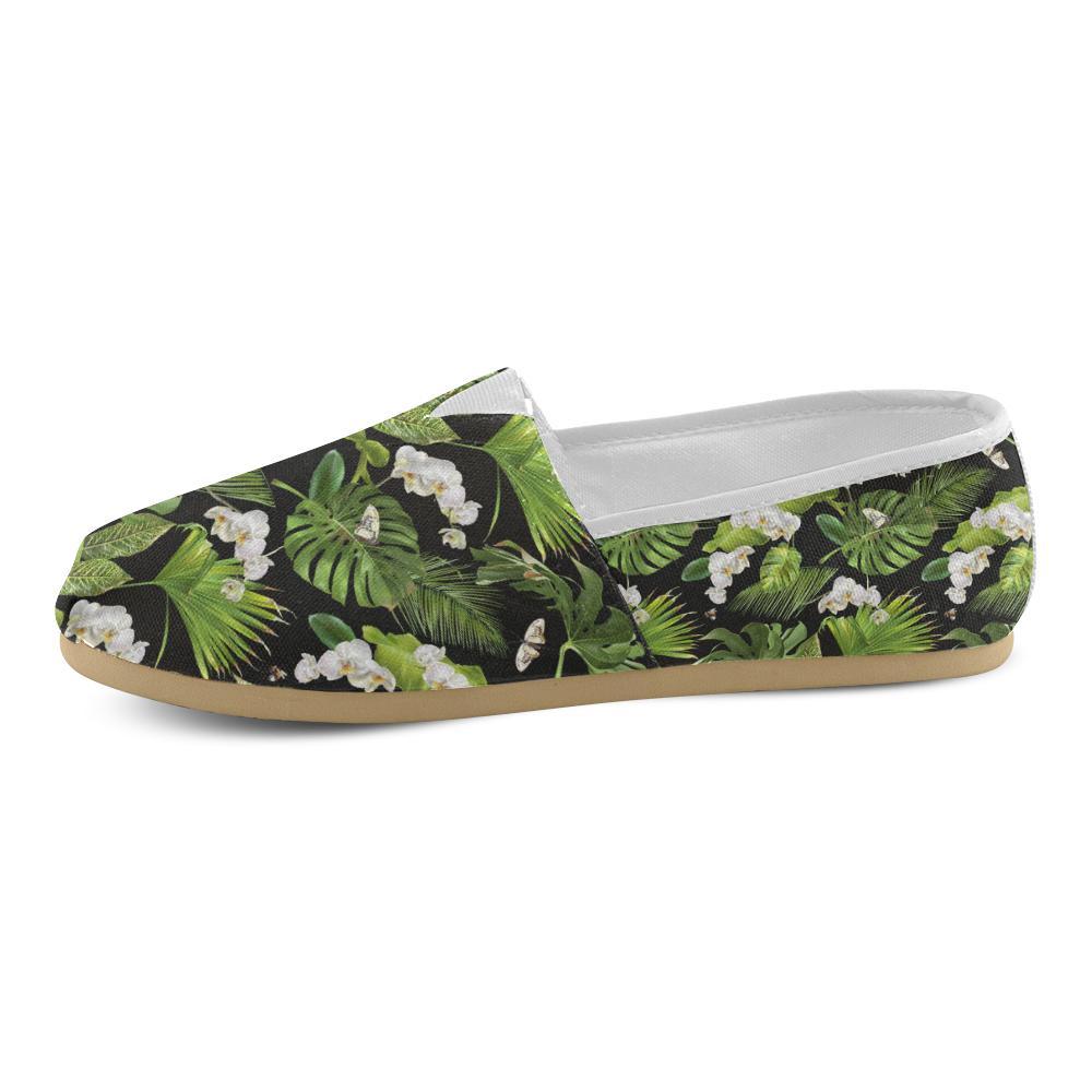 Tropical Flower Pattern Print Design TF026 Women Casual Shoes-JorJune.com