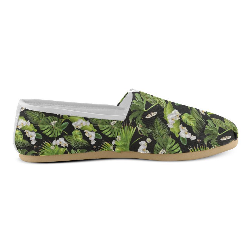 Tropical Flower Pattern Print Design TF026 Women Casual Shoes-JorJune.com