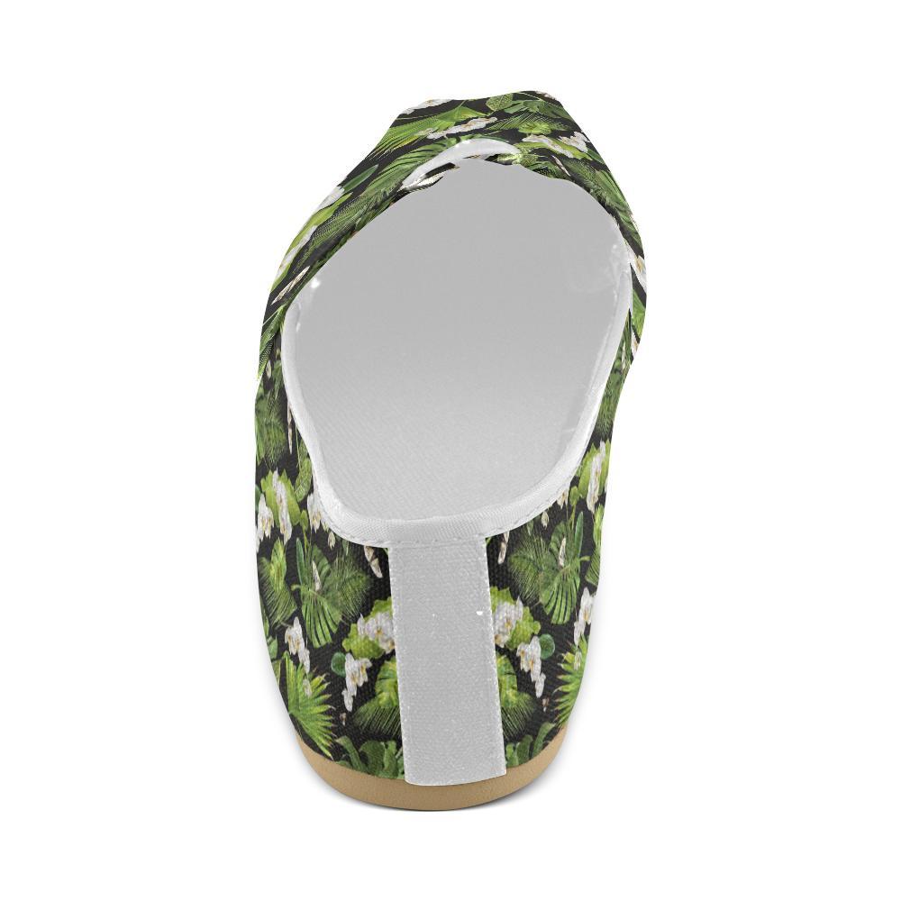 Tropical Flower Pattern Print Design TF026 Women Casual Shoes-JorJune.com