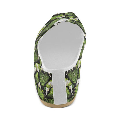 Tropical Flower Pattern Print Design TF026 Women Casual Shoes-JorJune.com