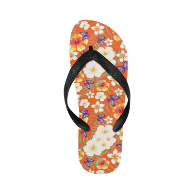 Tropical Flower Pattern Print Design TF027 Flip Flops-JorJune