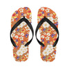 Tropical Flower Pattern Print Design TF027 Flip Flops-JorJune