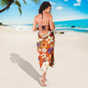 Tropical Flower Pattern Print Design TF027 Sarong Pareo Wrap-JORJUNE.COM