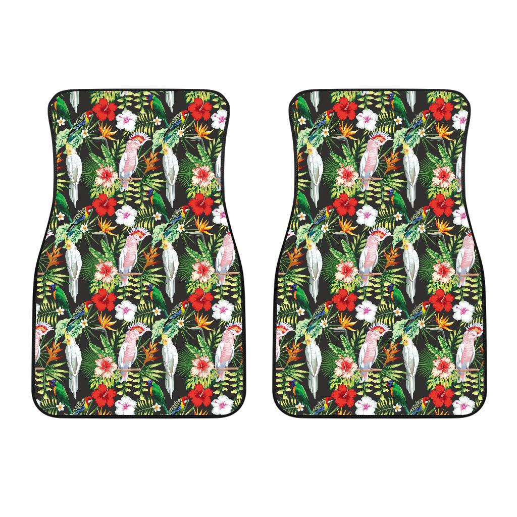 Tropical Flower Pattern Print Design TF03 Car Floor Mats-JORJUNE.COM