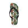 Tropical Flower Pattern Print Design TF03 Flip Flops-JorJune