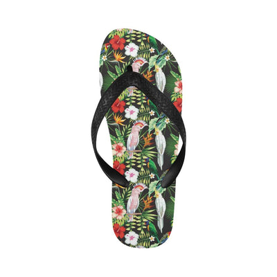 Tropical Flower Pattern Print Design TF03 Flip Flops-JorJune