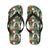 Tropical Flower Pattern Print Design TF03 Flip Flops-JorJune