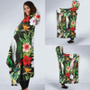 Tropical Flower Pattern Print Design TF03 Hooded Blanket-JORJUNE.COM