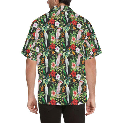 Tropical Flower Pattern Print Design TF03 Men Hawaiian Shirt-JorJune