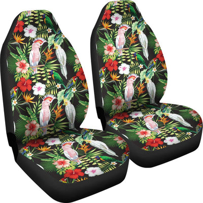 Tropical Flower Pattern Print Design TF03 Universal Fit Car Seat Covers-JorJune