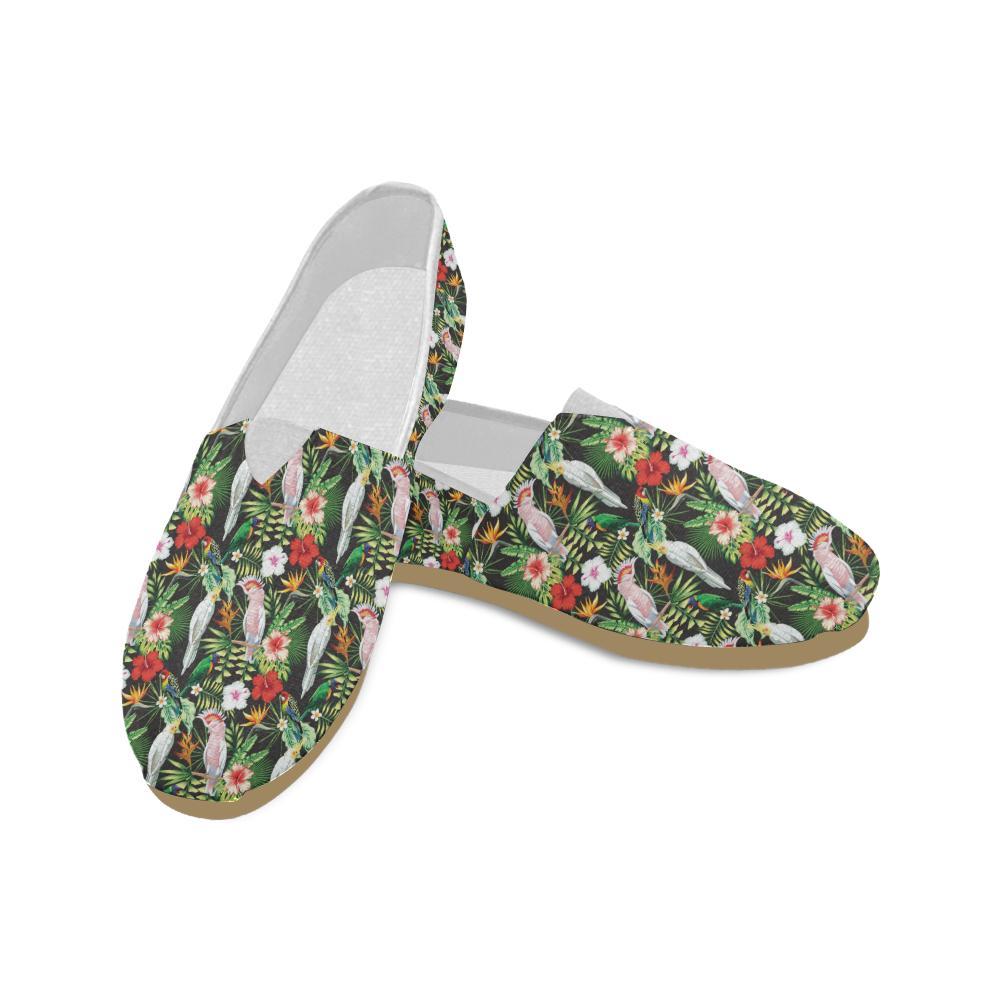 Tropical Flower Pattern Print Design TF03 Women Casual Shoes-JorJune.com