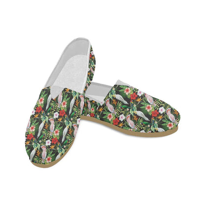 Tropical Flower Pattern Print Design TF03 Women Casual Shoes-JorJune.com