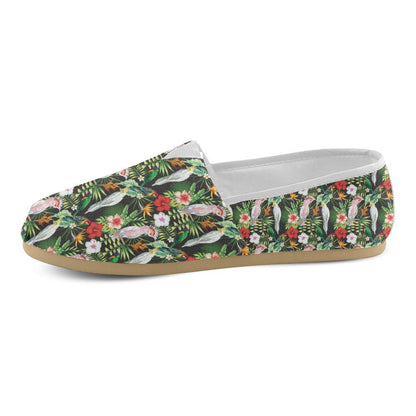 Tropical Flower Pattern Print Design TF03 Women Casual Shoes-JorJune.com