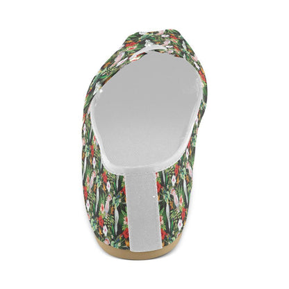 Tropical Flower Pattern Print Design TF03 Women Casual Shoes-JorJune.com
