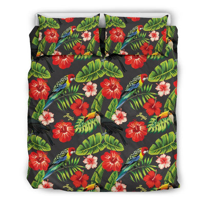 Tropical Flower Pattern Print Design TF04 Duvet Cover Bedding Set-JORJUNE.COM