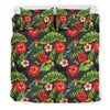 Tropical Flower Pattern Print Design TF04 Duvet Cover Bedding Set-JORJUNE.COM