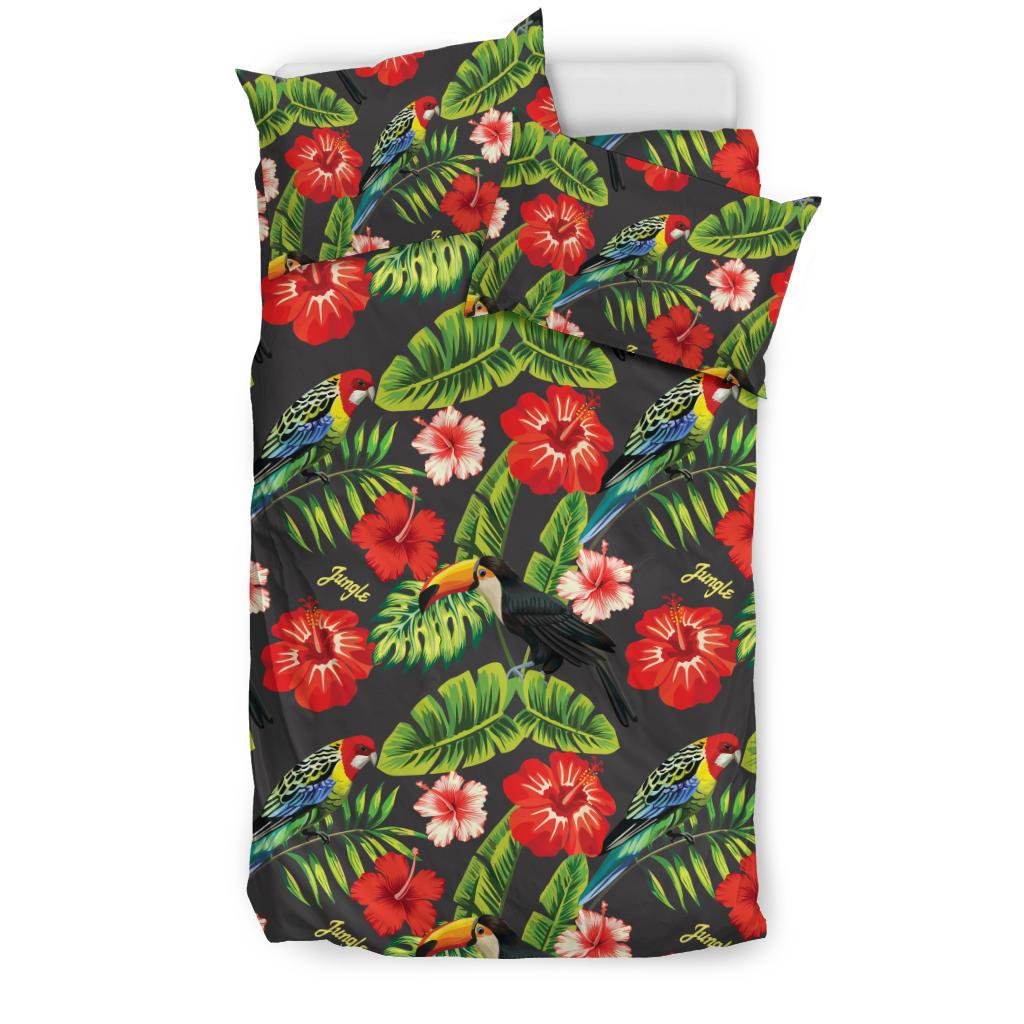 Tropical Flower Pattern Print Design TF04 Duvet Cover Bedding Set-JORJUNE.COM