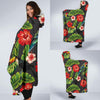 Tropical Flower Pattern Print Design TF04 Hooded Blanket-JORJUNE.COM