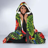 Tropical Flower Pattern Print Design TF04 Hooded Blanket-JORJUNE.COM