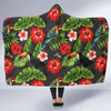 Tropical Flower Pattern Print Design TF04 Hooded Blanket-JORJUNE.COM