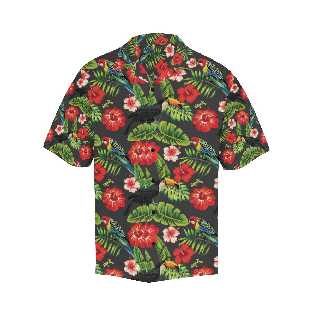 Tropical Flower Pattern Print Design TF04 Men Hawaiian Shirt-JorJune