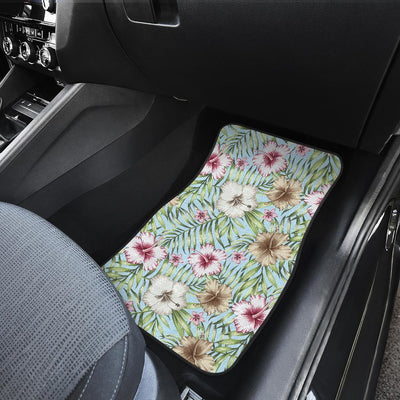 Tropical Flower Pattern Print Design TF05 Car Floor Mats-JORJUNE.COM