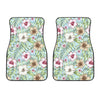 Tropical Flower Pattern Print Design TF05 Car Floor Mats-JORJUNE.COM