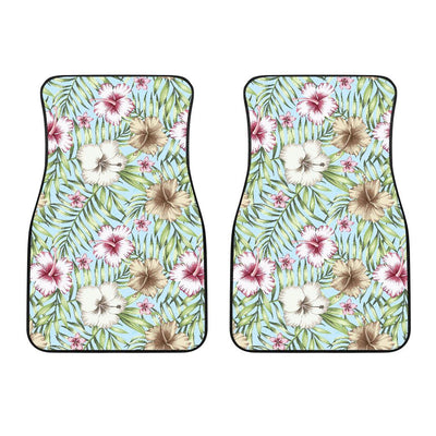 Tropical Flower Pattern Print Design TF05 Car Floor Mats-JORJUNE.COM