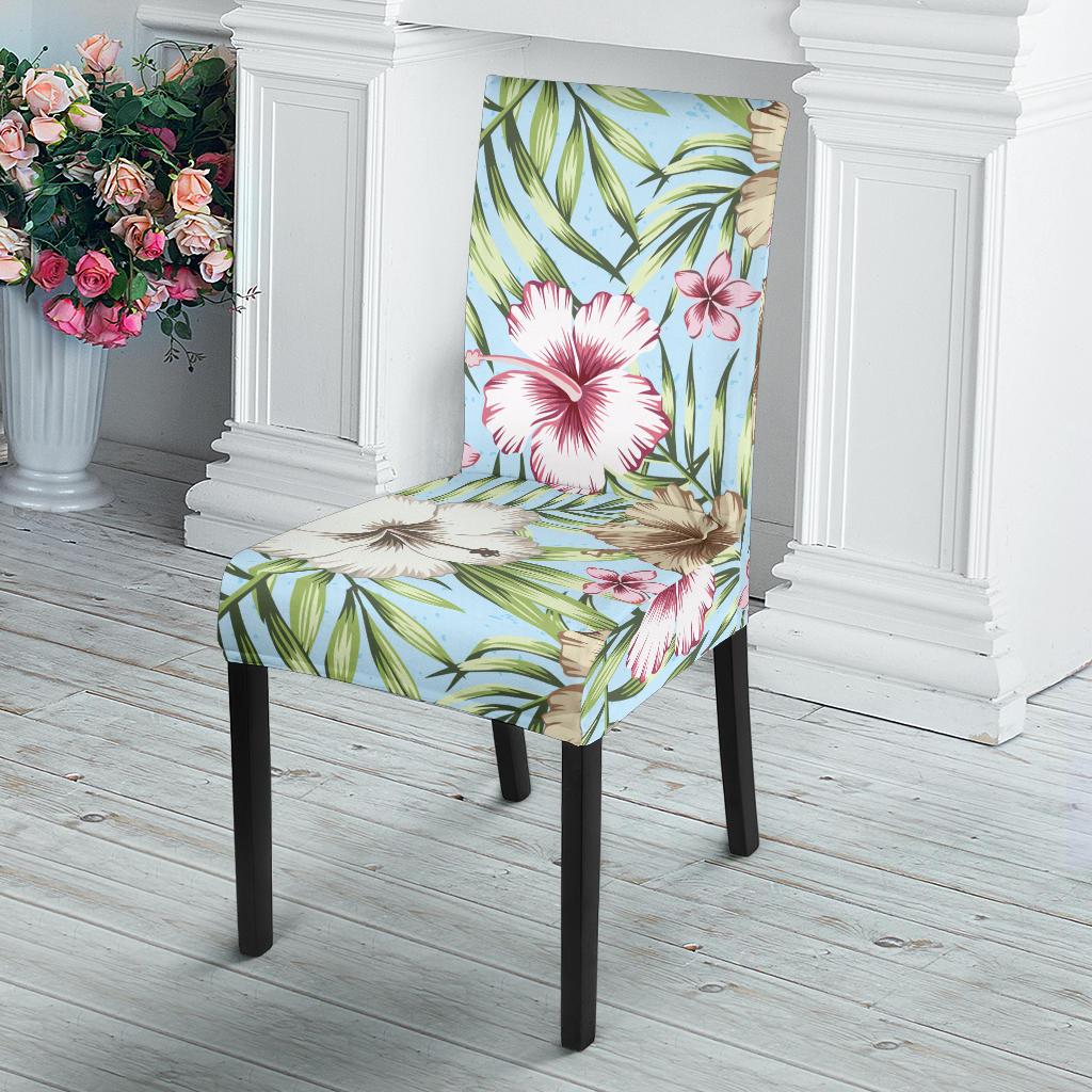 Tropical Flower Pattern Print Design TF05 Dining Chair Slipcover-JORJUNE.COM