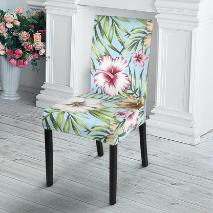Tropical Flower Pattern Print Design TF05 Dining Chair Slipcover-JORJUNE.COM