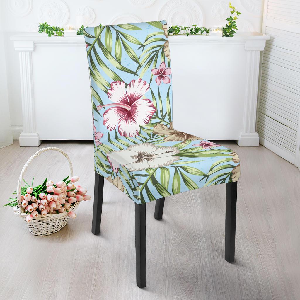Tropical Flower Pattern Print Design TF05 Dining Chair Slipcover-JORJUNE.COM