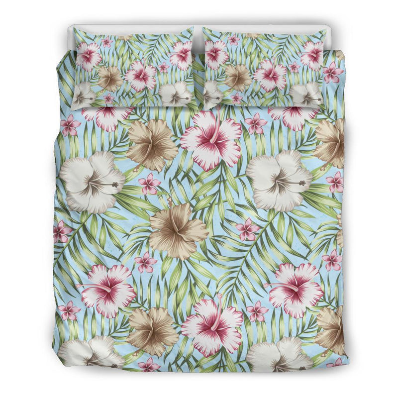 Tropical Flower Pattern Print Design TF05 Duvet Cover Bedding Set-JORJUNE.COM