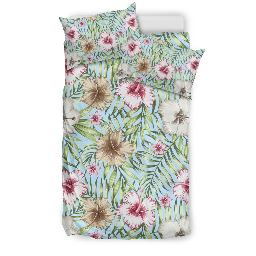 Tropical Flower Pattern Print Design TF05 Duvet Cover Bedding Set-JORJUNE.COM