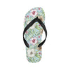 Tropical Flower Pattern Print Design TF05 Flip Flops-JorJune