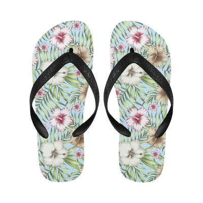 Tropical Flower Pattern Print Design TF05 Flip Flops-JorJune