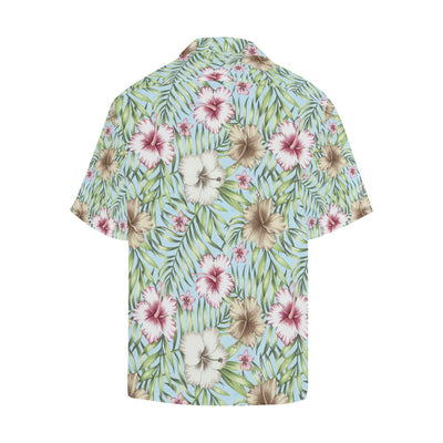 Tropical Flower Pattern Print Design TF05 Men Hawaiian Shirt-JorJune